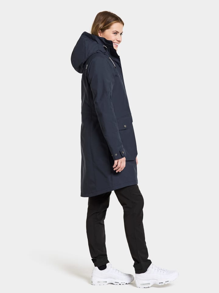 Didriksons Women's Thelma Parka 10 Dark Night Blue Didriksons