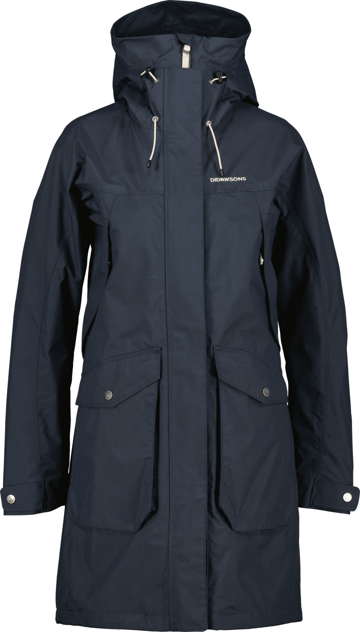 Didriksons Women's Thelma Parka 10 Dark Night Blue Didriksons