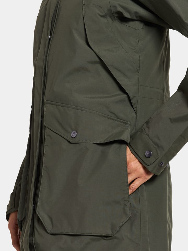 Didriksons Women's Thelma Parka 10 Deep Green Didriksons