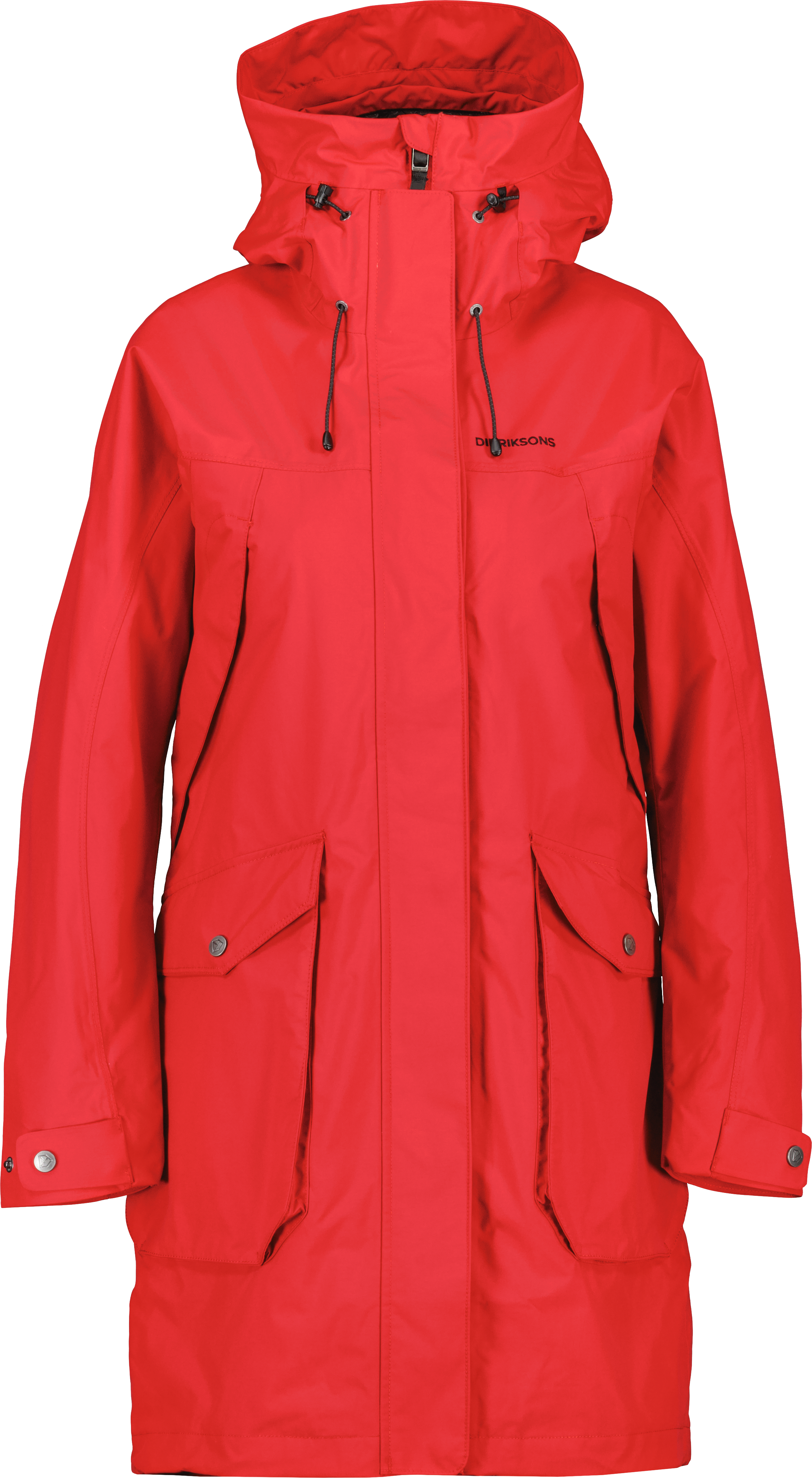 Didriksons Women's Thelma Parka 10 Pomme Red Parkatakit vuorettomat 34