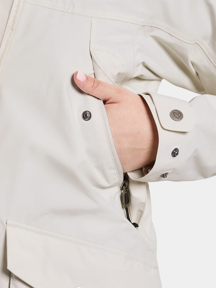 Didriksons Women's Thelma Parka 10 White Foam Didriksons