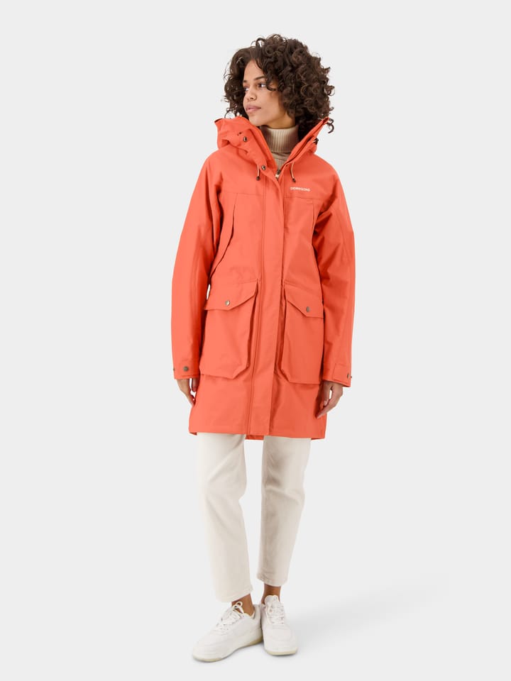 Women's Thelma Parka 9 Brique red Didriksons