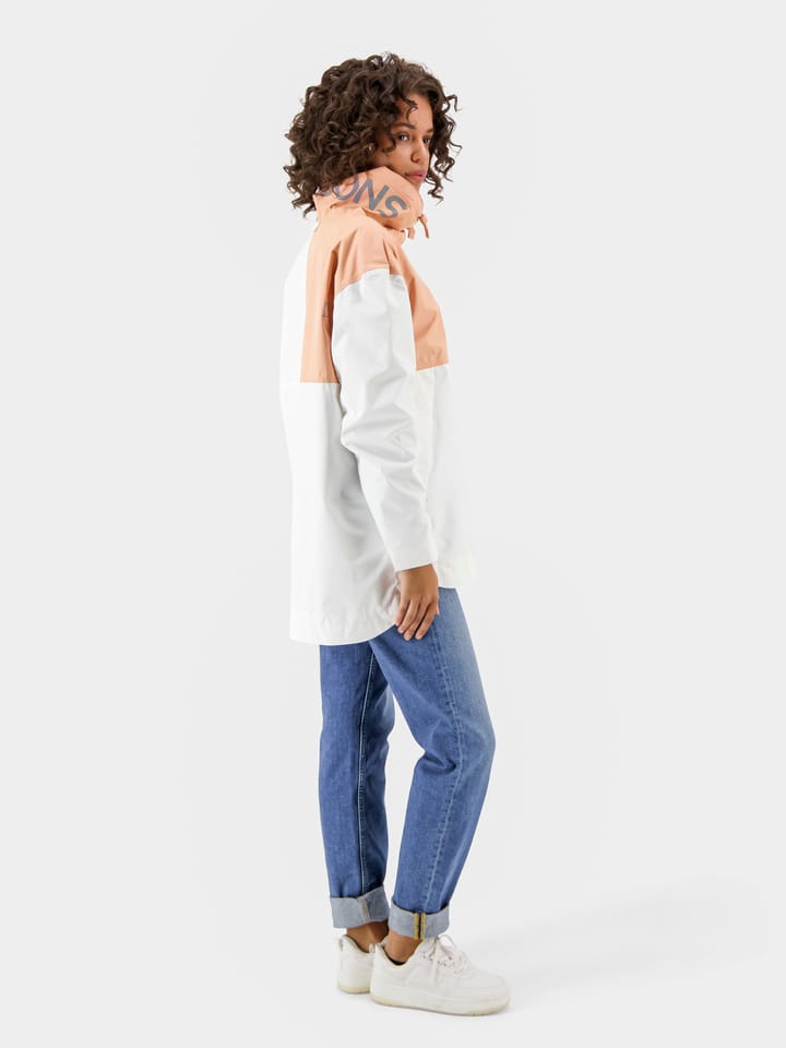 Didriksons Women's Thyra Jacket 2 White/Pink/White Didriksons