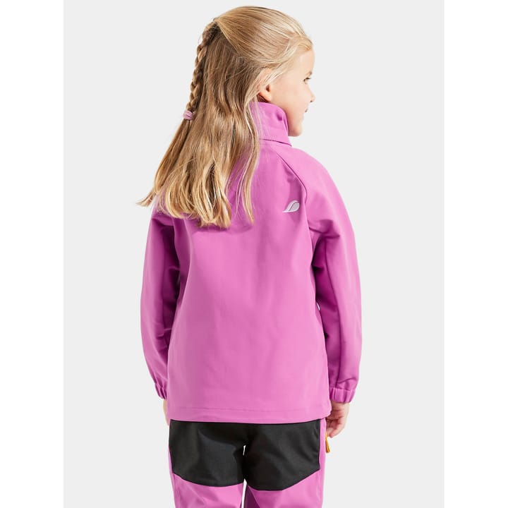 Kids' Zea Stretch Jacket Radiant Purple Didriksons