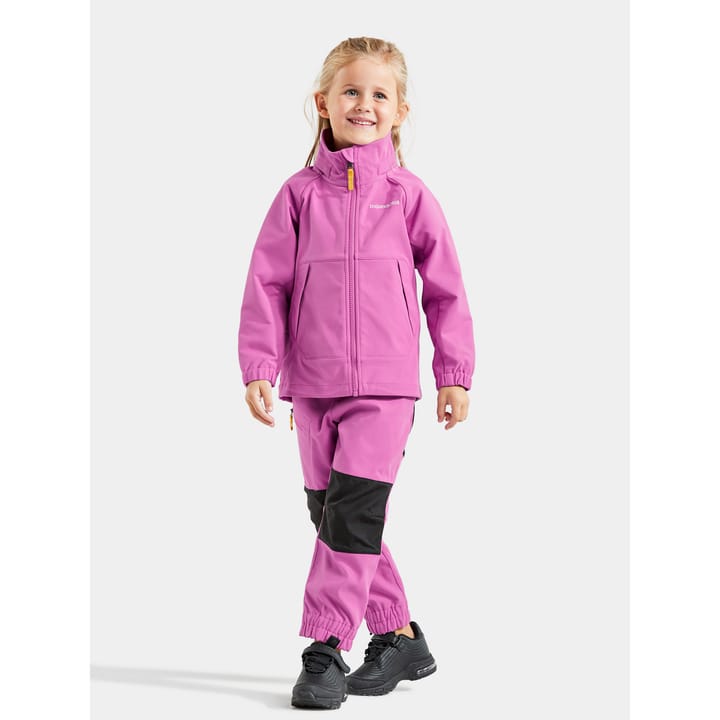 Kids' Zea Stretch Jacket Radiant Purple Didriksons