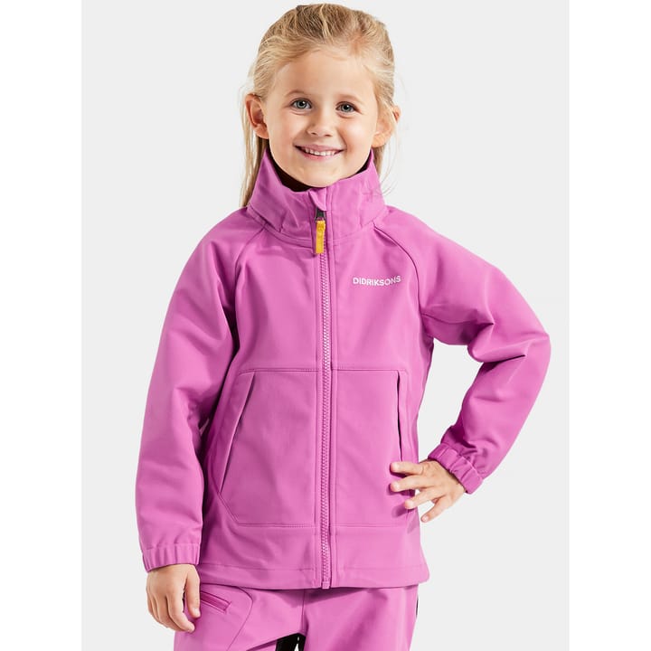 Kids' Zea Stretch Jacket Radiant Purple Didriksons