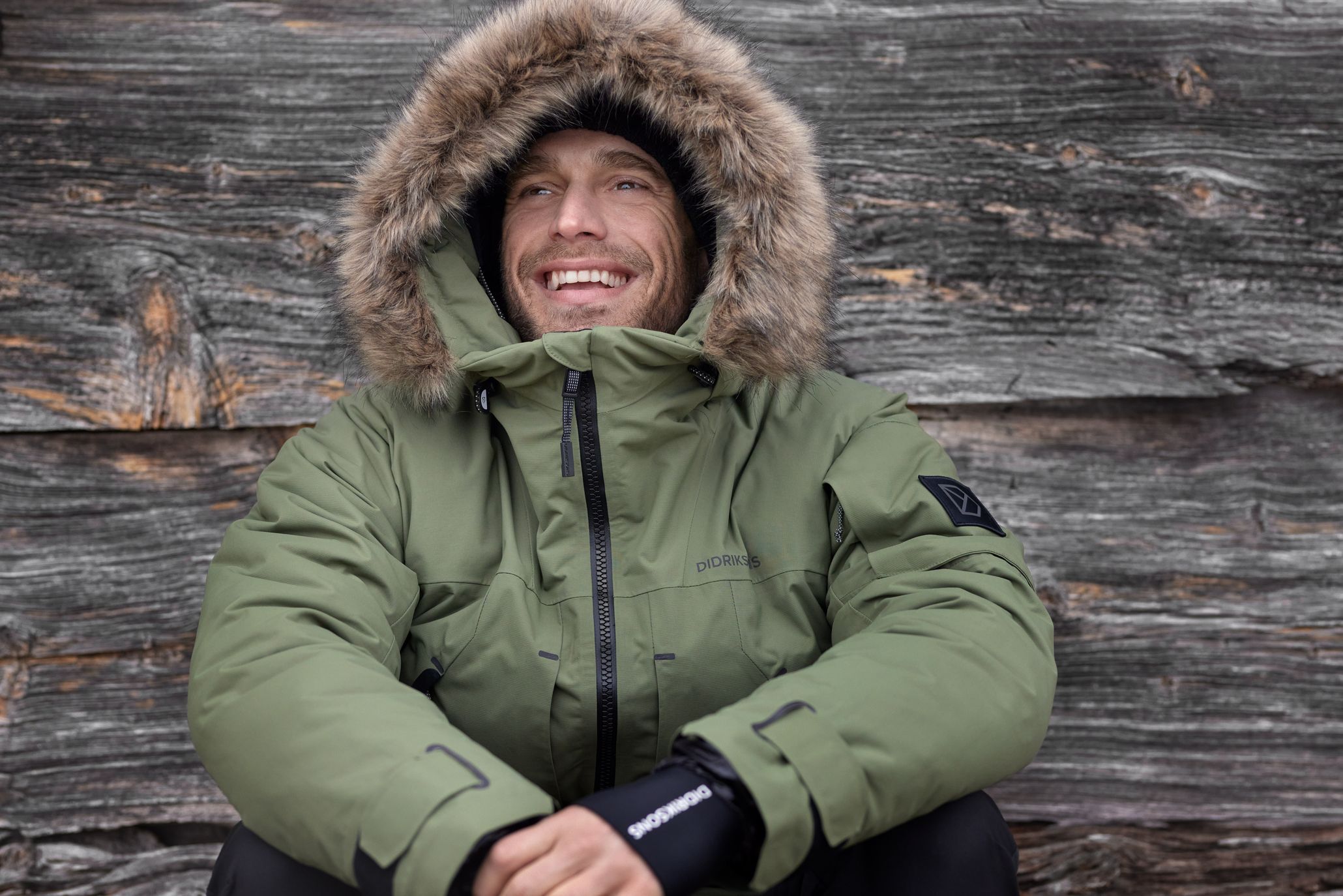 Didriksons Men's Zeus Parka 2 Wild Forest Green | Buy Didriksons