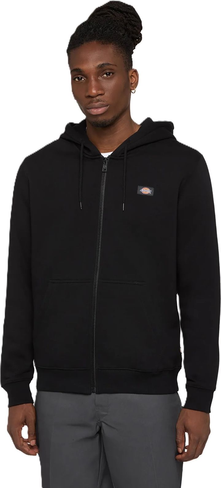 Dickies Men's Oakport Zip Hoodie Black Dickies