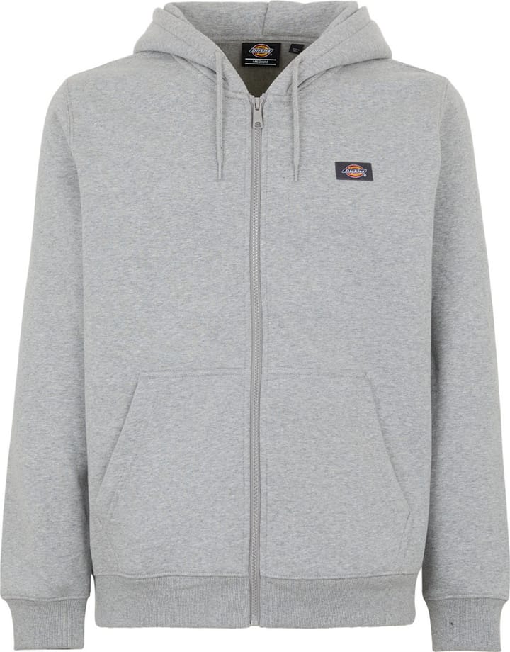 Dickies Men's Oakport Zip Hoodie Heather Grey Dickies