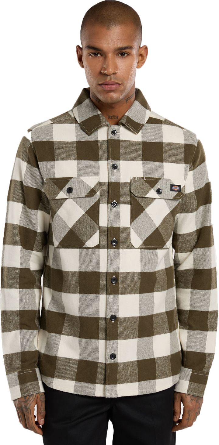 Dickies Men's Sacramento Shirt Egret Dickies