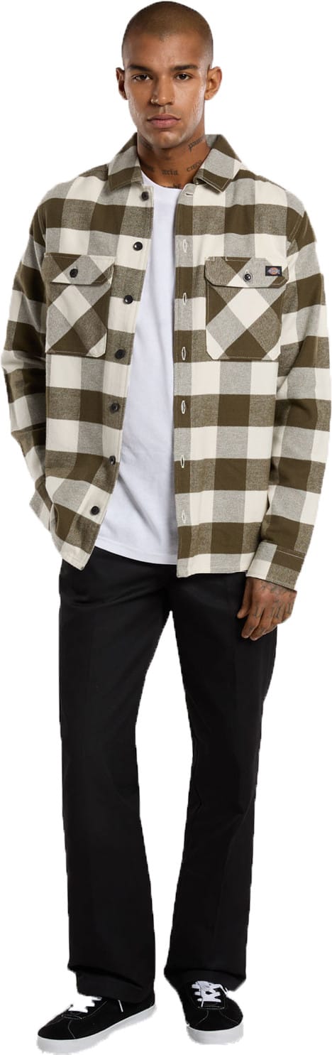 Dickies Men's Sacramento Shirt Egret Dickies
