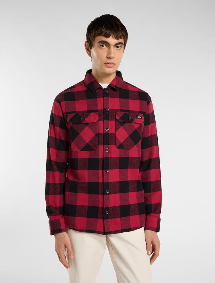Dickies Men's Sacramento Shirt Deep Claret Dickies