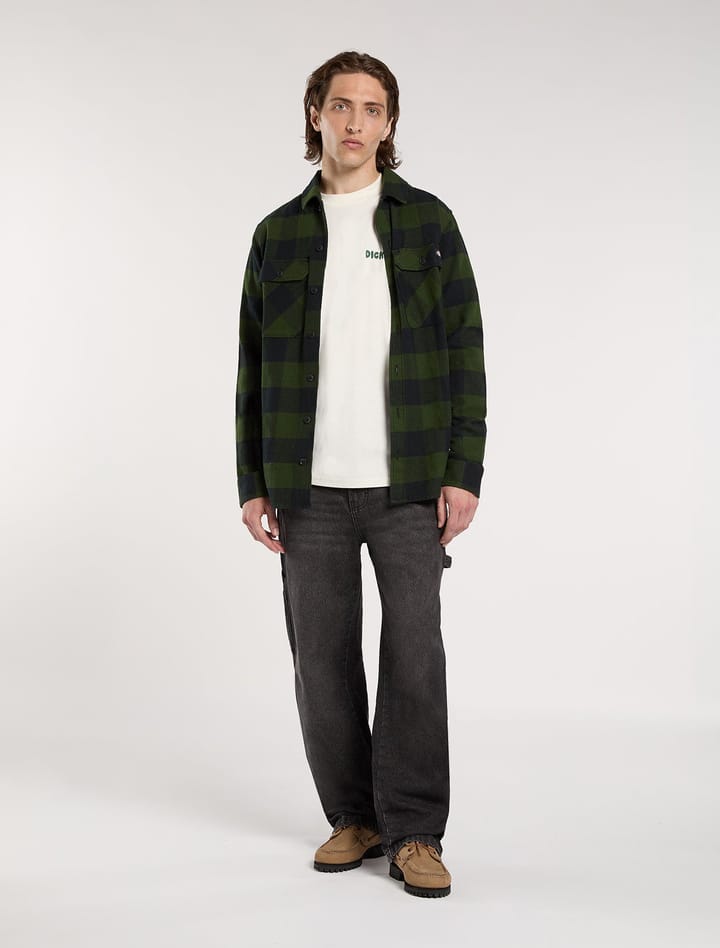Dickies Men's Sacramento Shirt Pine Needle Gre Dickies