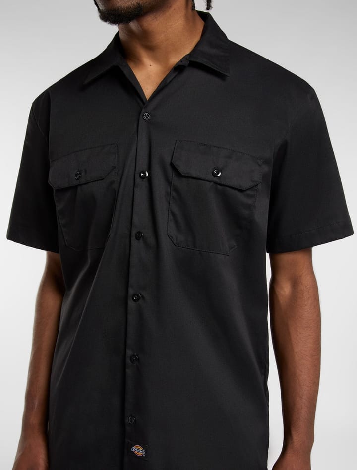 Dickies Men's Work Shirt Shortsleeve Rec Black Dickies