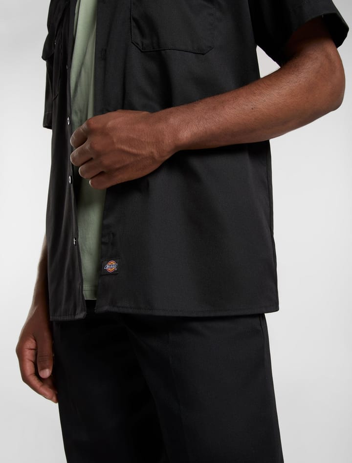 Dickies Men's Work Shirt Shortsleeve Rec Black Dickies