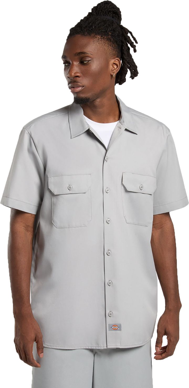 Dickies Men's Work Shirt Shortsleeve Rec Ultimate Gray Dickies