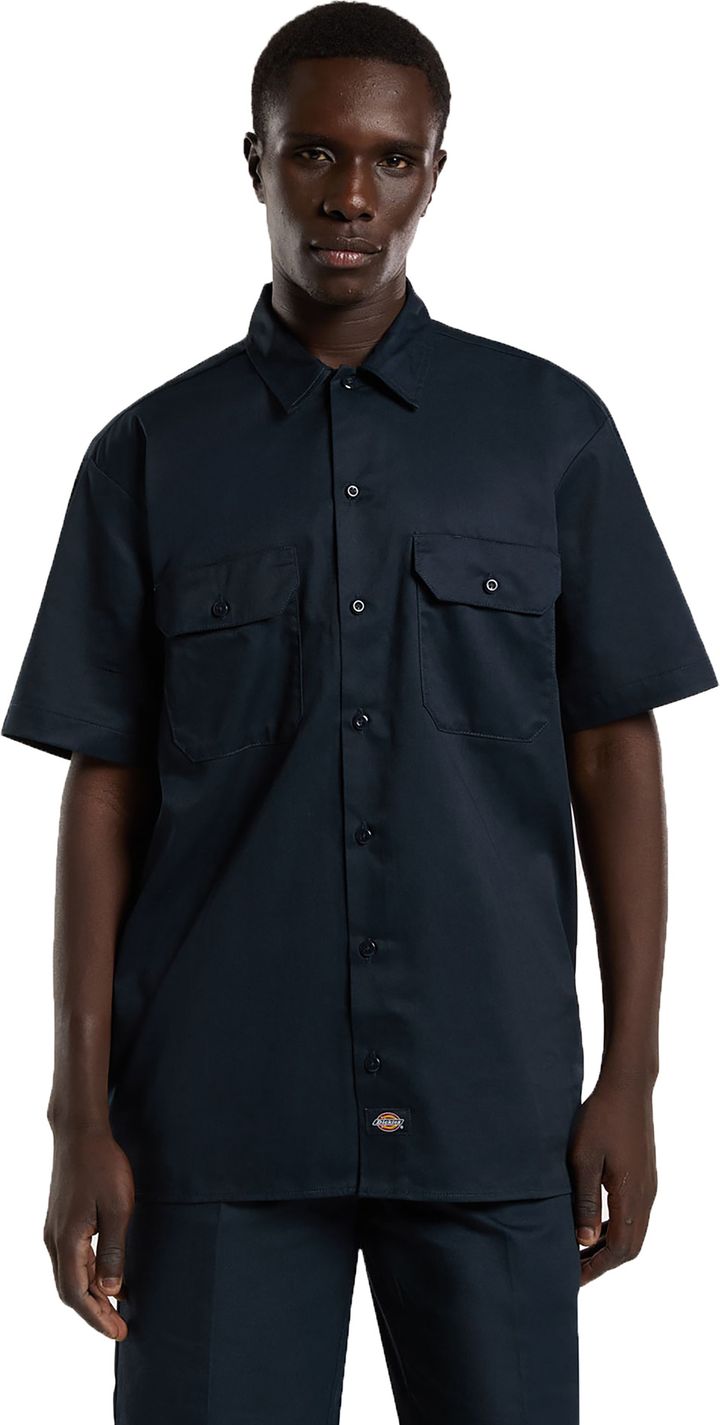 Dickies Men's Work Shirt Shortsleeve Rec Dark Navy Dickies
