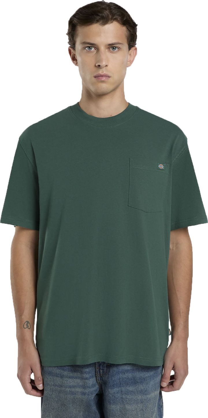 Dickies Men's Luray Short Sleeve Pocket Tee Pine Needle Gre Dickies