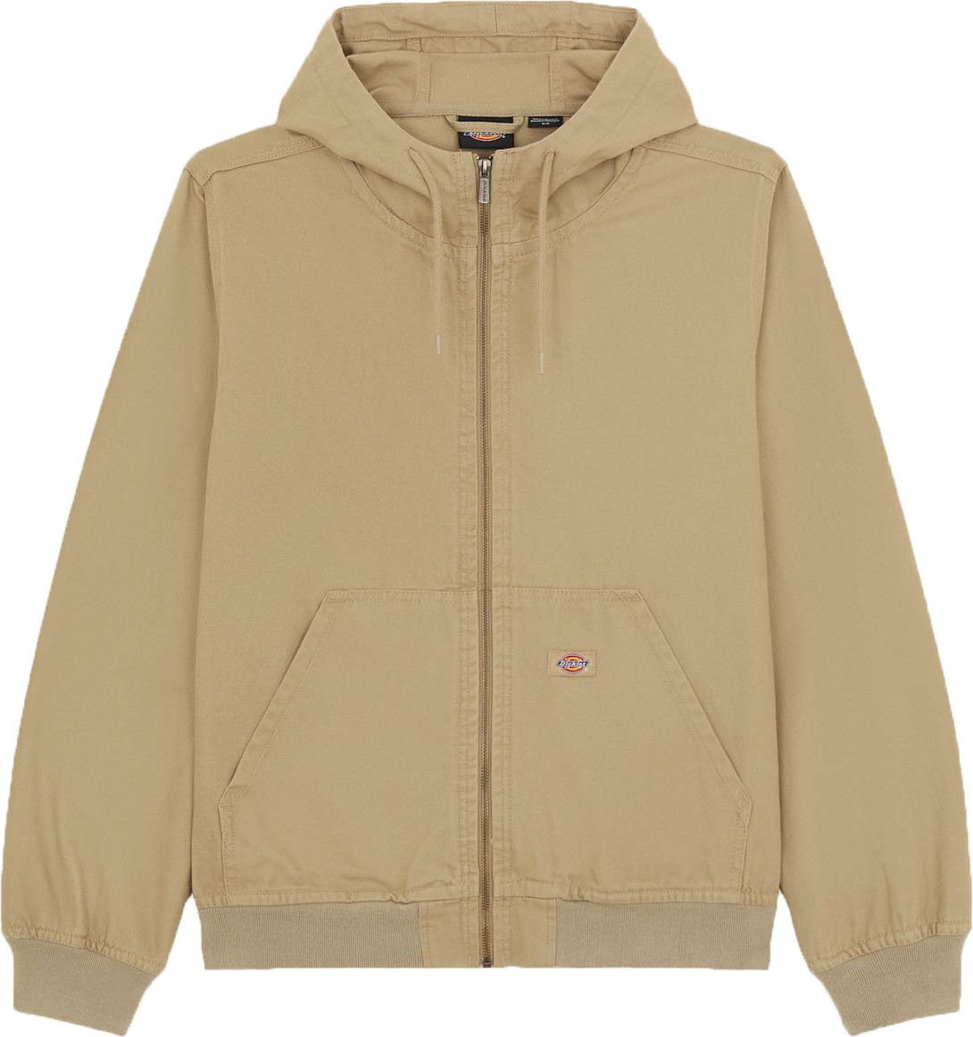 Dickies Men's Duck Canvas Hooded Unlined Jacket Sw Desert Sand