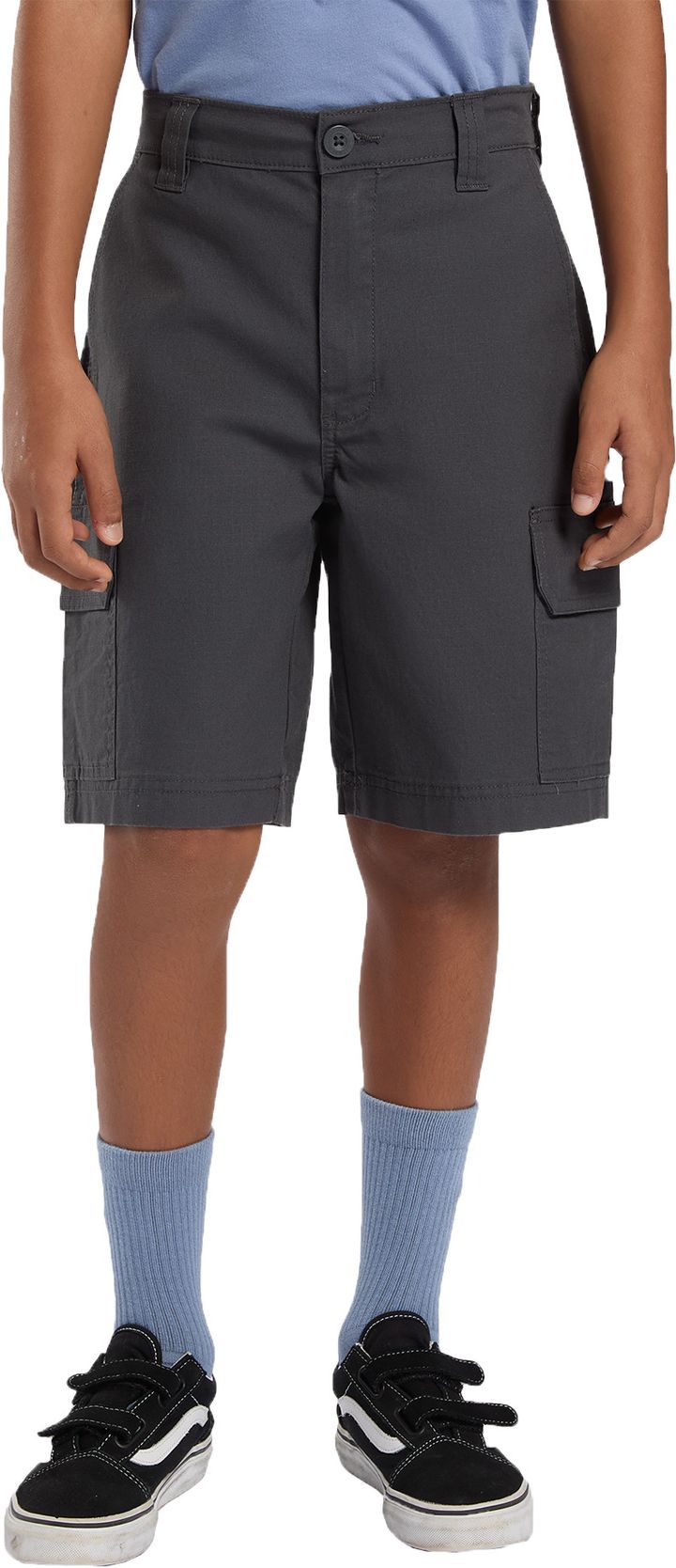 Dickies Kids' Ripstop Cargo Short Charcoal Dickies