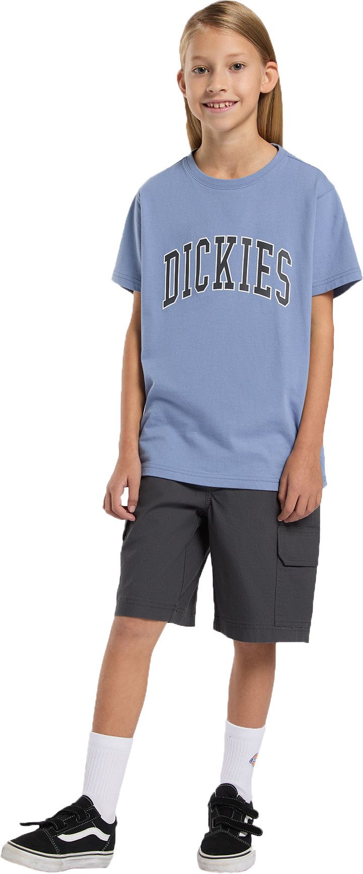 Dickies Kids' Ripstop Cargo Short Charcoal Dickies