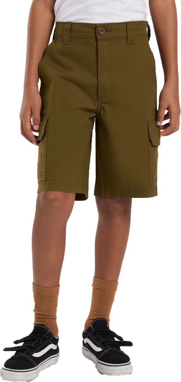 Dickies Kids' Ripstop Cargo Short Dark Olive Dickies