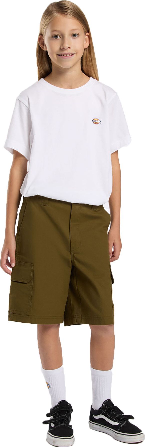 Dickies Kids' Ripstop Cargo Short Dark Olive Dickies