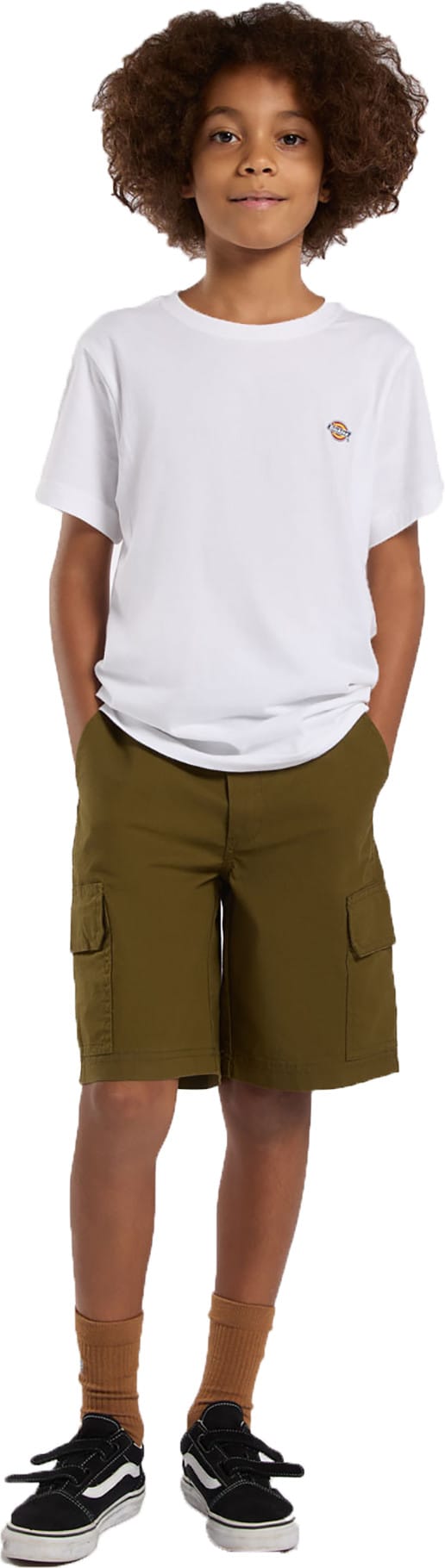Dickies Kids' Ripstop Cargo Short Dark Olive Dickies