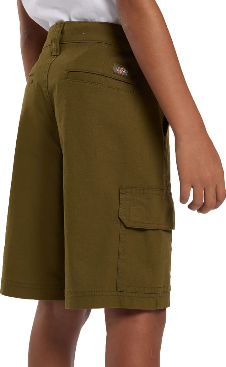 Dickies Kids' Ripstop Cargo Short Dark Olive Dickies
