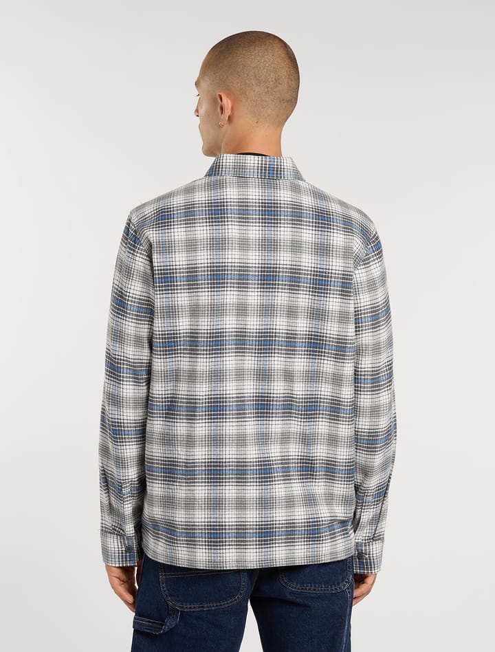 Dickies Men's Forest Check Shirt Stormy Sea Dickies