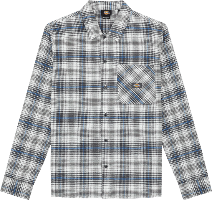 Dickies Men's Forest Check Shirt Stormy Sea Dickies