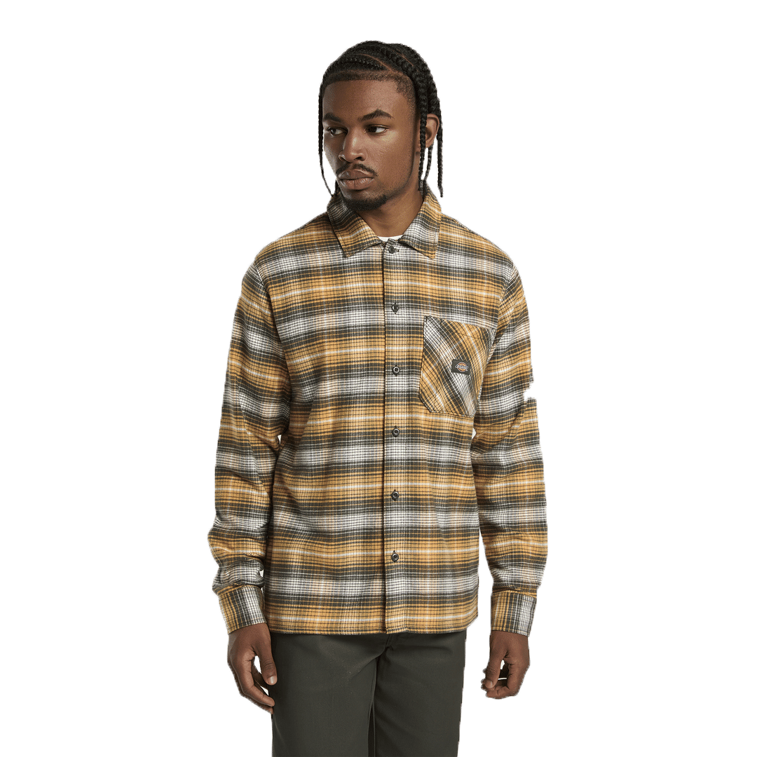 Dickies Men's Forest Check Shirt Oak Buff | Buy Dickies Men's