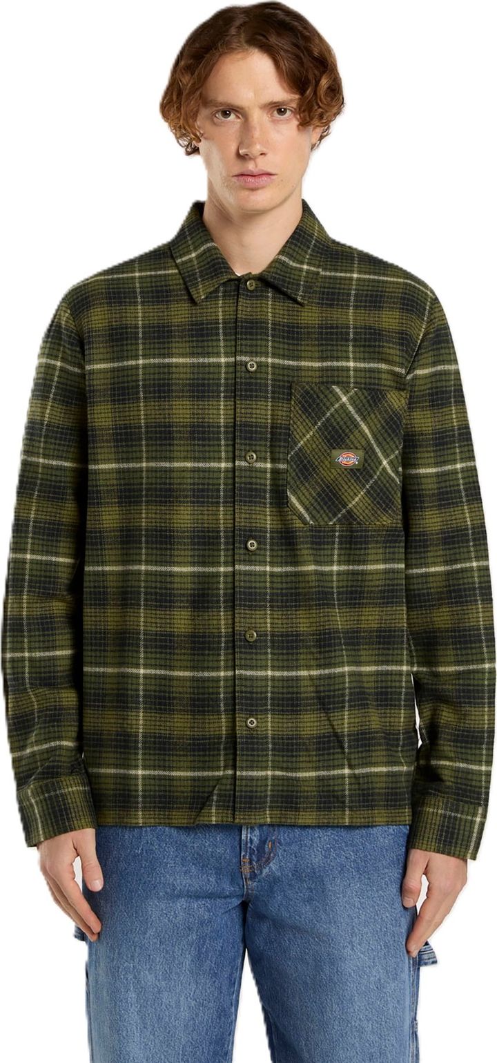 Dickies Men's Forest Check Shirt Cypress Dickies