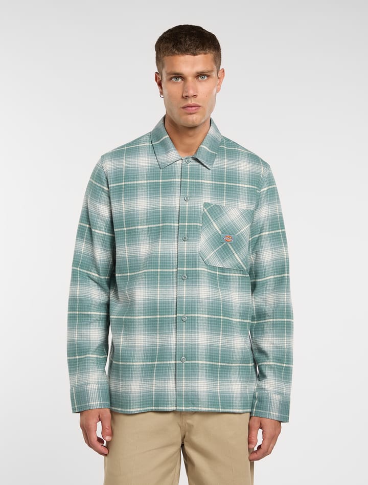 Dickies Men's Forest Check Shirt Charcoal Dickies
