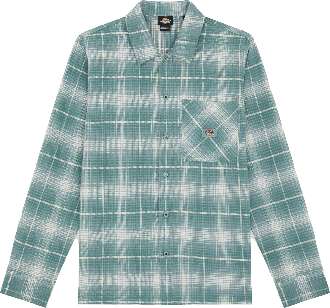 Dickies Men's Forest Check Shirt Charcoal