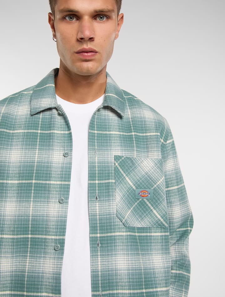 Dickies Men's Forest Check Shirt Charcoal Dickies