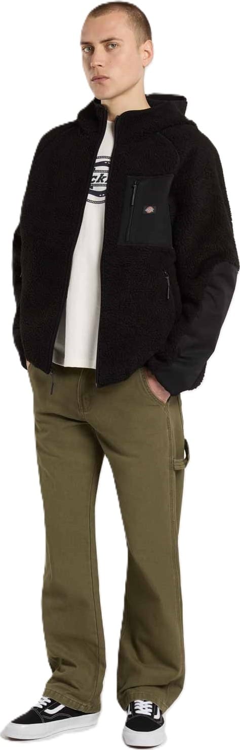 Dickies Men's Central High Pile Hooded Black Dickies