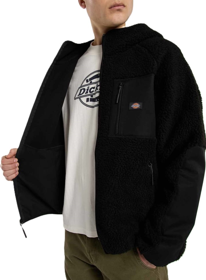 Dickies Men's Central High Pile Hooded Black Dickies Dickies Men's Central High Pile Hooded Black Dickies