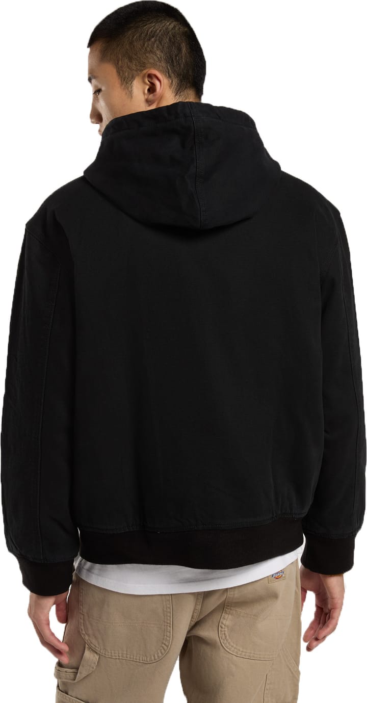 Dickies Men's Hilham Hooded Canvas Jacket Black Dickies