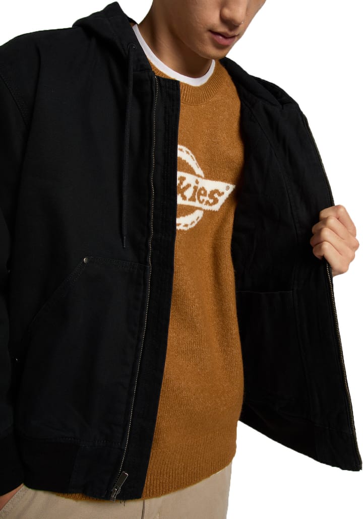 Dickies Men's Hilham Hooded Canvas Jacket Black Dickies
