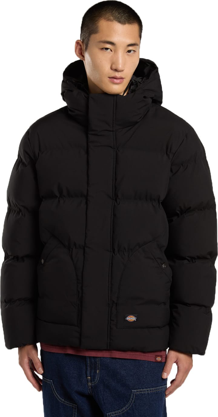 Dickies Men's Eagleville Hooded Puffer Black Dickies