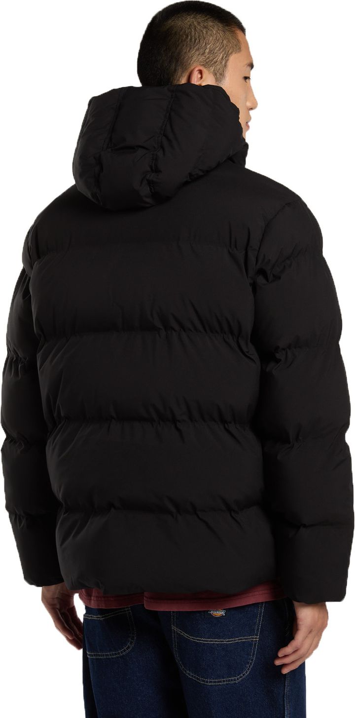 Dickies Men's Eagleville Hooded Puffer Black Dickies