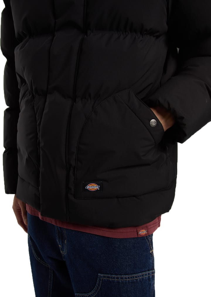 Dickies Men's Eagleville Hooded Puffer Black Dickies