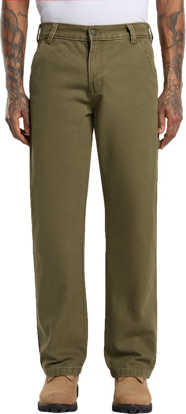 Dickies Men's Carpenter Canvas Pant Military Green Dickies