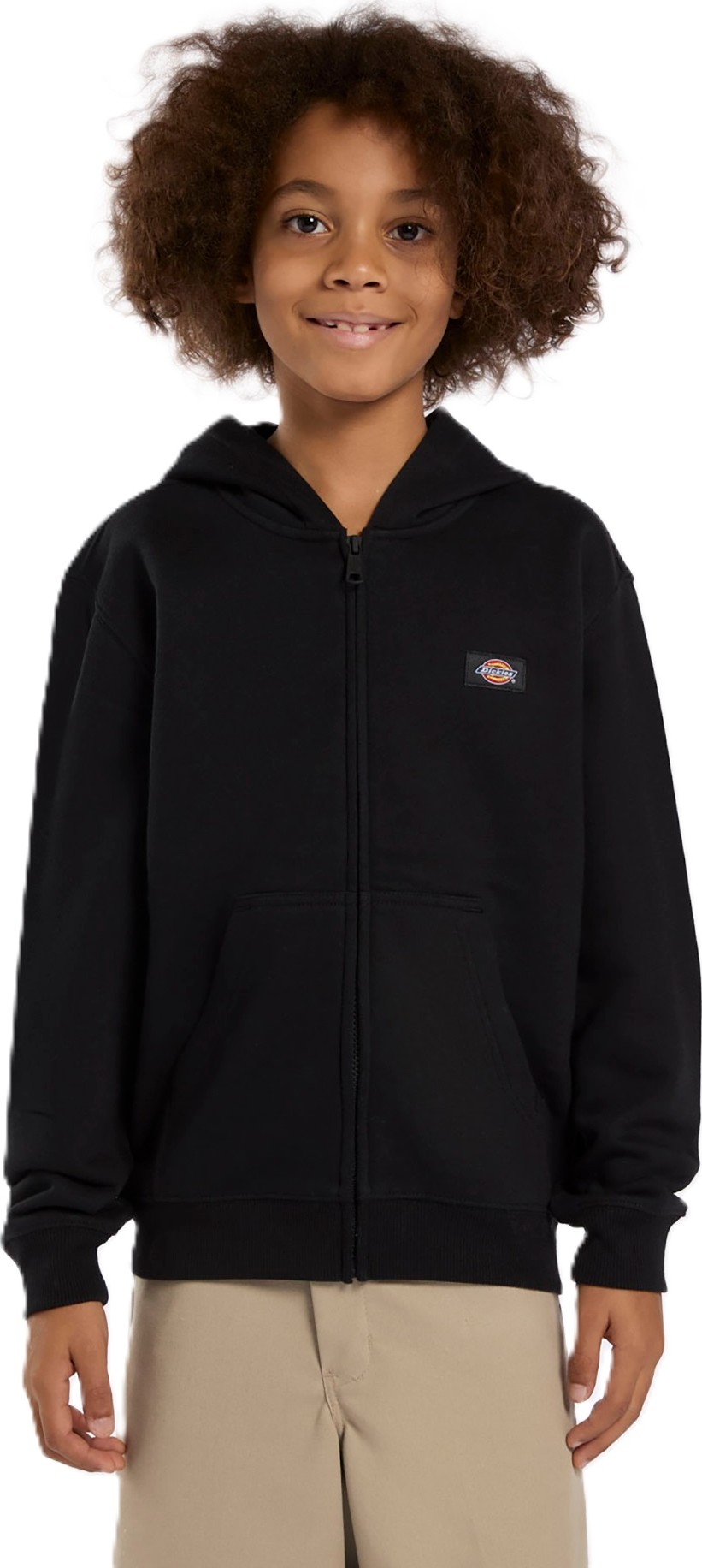 Dickies Kid's Youth Oakport Full Zip Hoodie Black Långärmade vardagströjor M