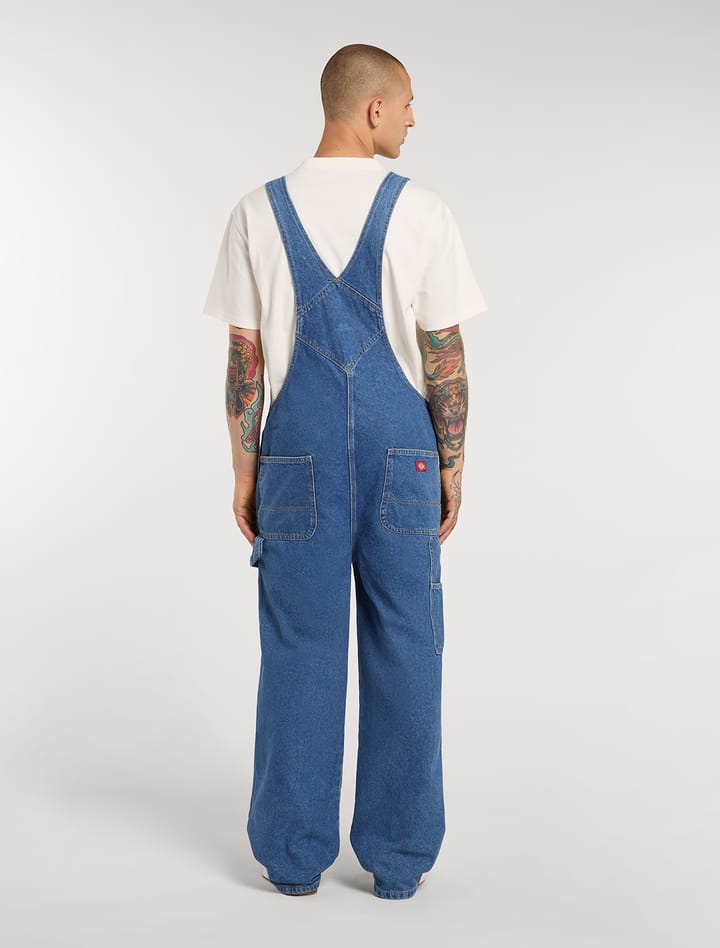 Dickies Men's Loose Denim Bib Classic Blue Dickies