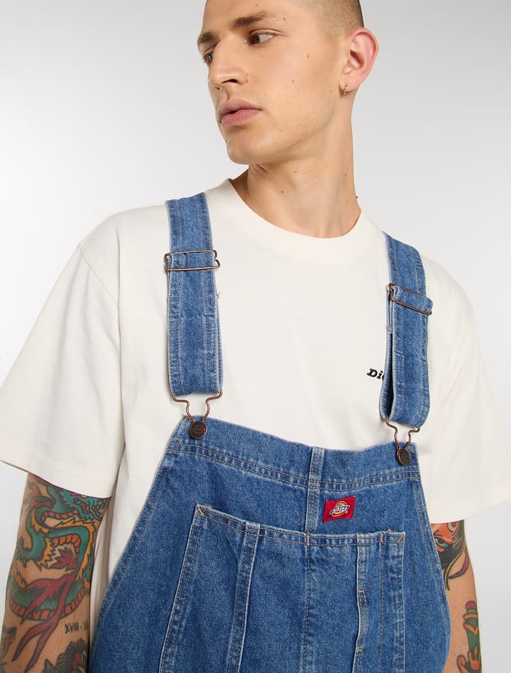 Dickies Men's Loose Denim Bib Classic Blue Dickies