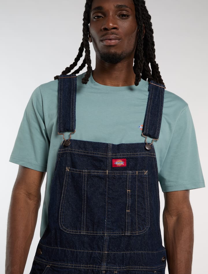 Dickies Men's Loose Denim Bib Rinsed Dickies