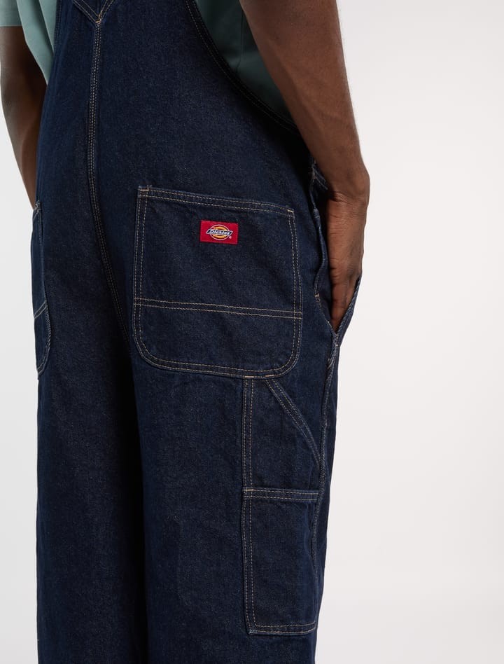 Dickies Men's Loose Denim Bib Rinsed Dickies