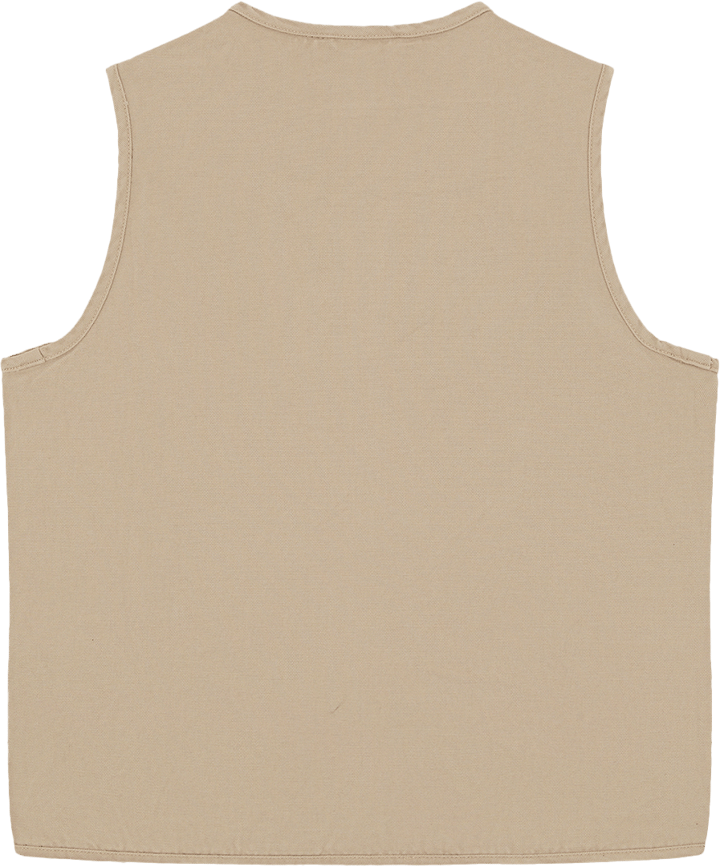 Dickies Men's Canvas Summer Vest Desert Sand Dickies